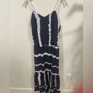 CBR Monochrome Tie-Dye Dress